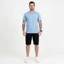 Bermuda Jeans Masculina Premium com Elastano - Kit 4 Peças
