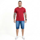 Bermuda Jeans Masculina Premium com Elastano - Kit 4 Peças