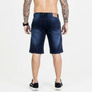Bermuda Jeans Masculina Premium com Elastano - Kit 4 Peças