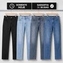 Kit 4 Calças Jeans Reta Comfort™ + Brinde Exclusivo